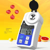 Цифровой измеритель сахара Ручной электронный измеритель сахара для фруктов Высокоточный рефрактометр Измерение сахара Тестер сладости Диапазон: 0-55% Высокоточный цифровой экран дисплея