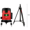 UNI-T 2-линейный зеленый лазерный уровень и штатив с режимом косой черты 1,5 м. Самовыравнивающийся инструмент для перекрестной маркировки. Штатив из алюминиевого сплава 1,5 м с адаптером 180 градусов.