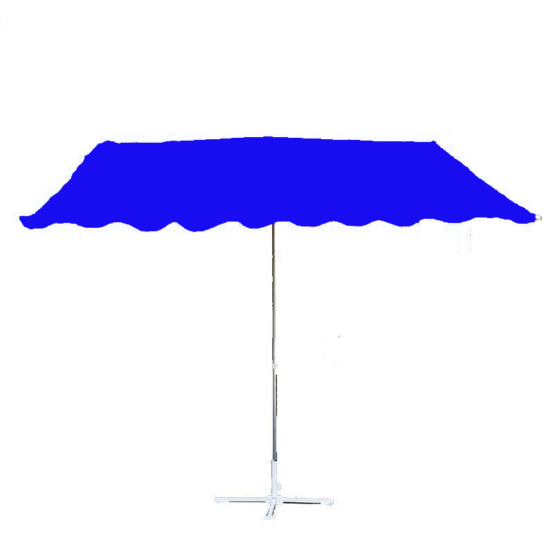 Outdoor Sunshade Umbrella Extra Large Umbrella Inclined Umbrella Blue Wall 3 Meters Out Of 2.5 Meters Six Bones