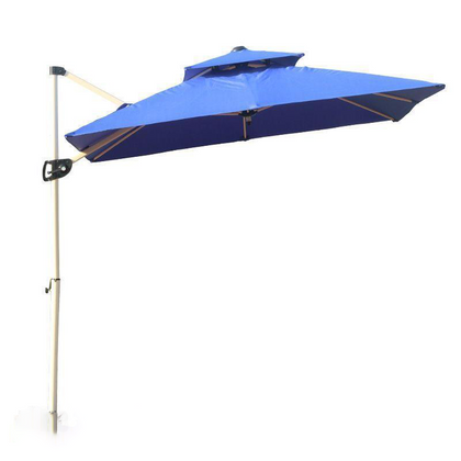 Римский зонт, уличный солнцезащитный зонт, зонт для охранника, квадратный двойной верх, 2,5 м, без мобильного водного сиденья