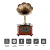 LuguLake виниловый проигрыватель пластинок в стиле ретро проигрыватель «все в одном» винтажный фонограф ностальгический граммофон для LP 