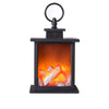 Лампа с пламенем, имитация угля, светодиодная лампа для камина, портативный подвесной светильник, фонарь в стиле ретро
