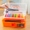 Ящик для художественных инструментов Deli, 10 предметов, оранжевый ящик для инструментов 13 дюймов, набор инструментов DL432013B