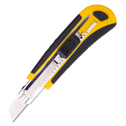 Deli 30 Pieces Plastic Handle Box Cutter 18mm Art Knife DL005