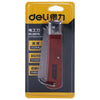 Deli, 50 шт., самоблокирующиеся ножи для электрика, железные ножи для резки коробок, DL007