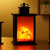 Лампа с пламенем, имитация угля, светодиодная лампа для камина, портативный подвесной светильник, фонарь в стиле ретро