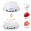 Складной защитный шлем Каски Защита головы Подходит для строителей Утолщенный материал АБС-пластик Белый/красный/оранжевый Опционально