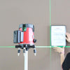 UNI-T 2-линейный зеленый лазерный уровень со штативом с регулируемой высотой 1,5 м, самовыравнивающимся инструментом для перекрестной маркировки на 360 градусов и штативом из алюминиевого сплава 1,5 м