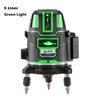 ECVV Laser level 5 Lines Green Light Professional Cross Marking Meter Self-leveling Horizontal Vertical Laser Ruler Spirit Level
