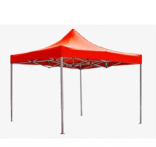 Outdoor Sunshade Stall Folding Telescopic Shed Four Corner Umbrella Parking Advertising Sunscreen Tent Awning 2 × 2m Red [bold And Thickened]
