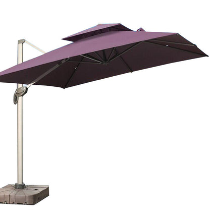 Наружный зонтик от солнца во дворе, римский зонт с большим солнцем, терраса, садовый киоск, обновление 2,5 м + 140 кг, каменное сиденье