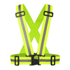ECVV Светоотражающий жилет безопасности Ремни безопасности Регулируемый защитный светоотражающий жилет в полоску Куртка Изюминка для ночной езды Велоспорт Спорт