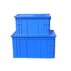Пластиковый оборотный ящик Аппаратная коробка Коробка для компонентов Коробка для деталей Коробка для хранения Материал Коробка для хранения Коробка для хранения Белый 520*350*285 мм с крышкой