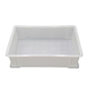 Утолщенный пластиковый лоток, логистический оборотный ящик, коробка для деталей, классификационная корзина, ящик для инструментов, ящик для хранения, ящик для хранения 3, белый, 520*350*150 мм