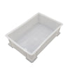Утолщенный пластиковый лоток, логистический оборотный ящик, коробка для деталей, классификационная корзина, ящик для инструментов, ящик для хранения, ящик для хранения 3, белый, 520*350*150 мм
