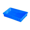 10 шт. пластиковый лоток для хранения фруктов, овощей, продуктов питания 370x250x65 мм прямоугольная квадратная коробка коробка для оборотных деталей неглубокая тарелка прямоугольная пластиковая квадратная тарелка