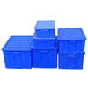 Оборотная коробка Пластиковые детали Коробка для хранения материалов Коробка для отделки Коробка для аксессуаров Коробка для аксессуаров Резиновая рамка Ящик для инструментов Прямоугольная коробка Синяя с крышкой