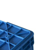 Логистический оборотный ящик большой емкости, пластиковый ящик для хранения одежды, игрушек, инструментов, ящик для хранения 620*485*360 мм, синий