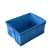 Утолщенная оборотная коробка Прямоугольная пластиковая коробка Логистическая коробка может быть покрыта отделочной коробкой Пластиковая коробка Коробка 520 * 380 * 230 Синий