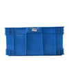 Утолщенная оборотная коробка Прямоугольная пластиковая коробка Логистическая коробка может быть покрыта отделочной коробкой Пластиковая коробка 575-190 Коробка 640 * 430 * 200 Синий