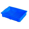 Прочный пластиковый квадратный поднос, квадратная тарелка 445x330x90 мм, 48 шт. Поднос для еды для супермаркета, лоток для разведения тарелок, лоток для хранения фруктов, овощей, инструментов