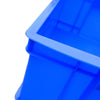 6 шт., утолщенная пластиковая логистическая коробка для оборота деталей, коробка для хранения материалов, классификационная корзина, ящик для инструментов, коробка для передвижной отделки, синяя, 410*305*147 мм