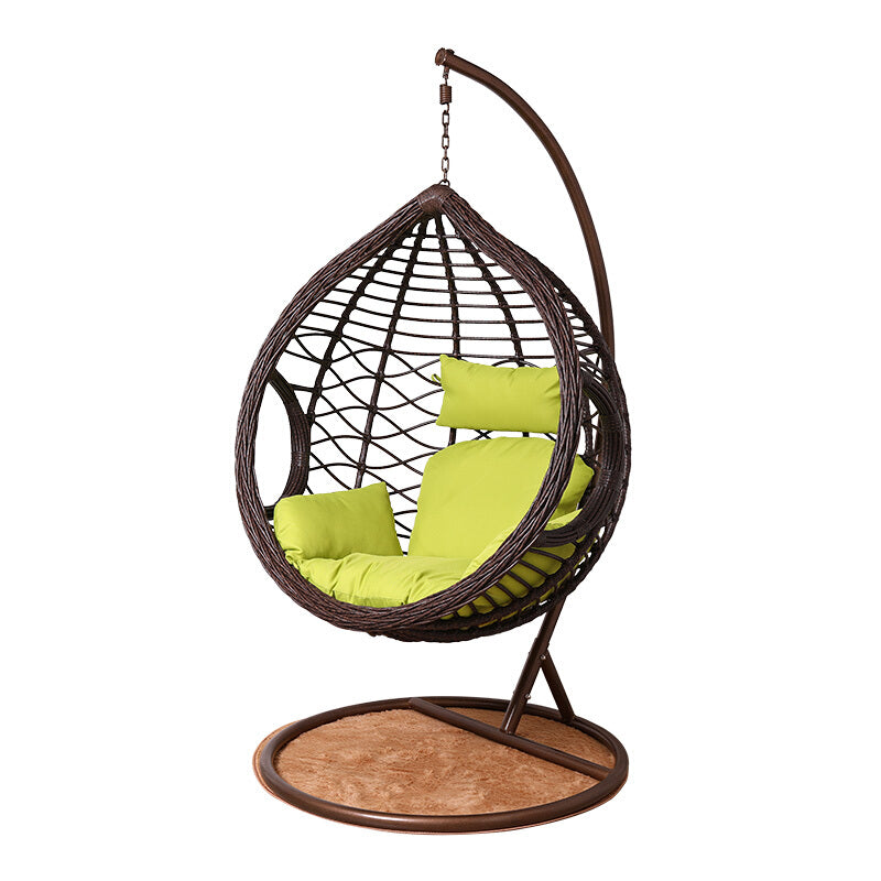 Hanging Basket Chair Indoor Swing Hanging Blue Cradle Drop Chair Lazy Family Hammock Hanging Blue Chair Rattan Chair Balcony Leisure Chair