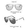 NALANDA Темно-серые мужские солнцезащитные очки Классические поляризованные солнцезащитные очки-авиаторы с линзами UV400 HD в металлической оправе Очки для путешествий на открытом воздухе Вождение ежедневного использования