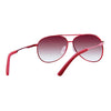NALANDA Женские круглые поляризованные солнцезащитные очки-авиаторы Красные солнцезащитные очки UV400 HD с линзами в металлической оправе с двойными мостами Очки для путешествий на открытом воздухе Вождение ежедневного использования