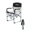 Складной стул, уличный стул, стул для отдыха на балконе, портативный стул для пляжной рыбалки, дышащая сетка, задний ремень с ремешком, боковой столик